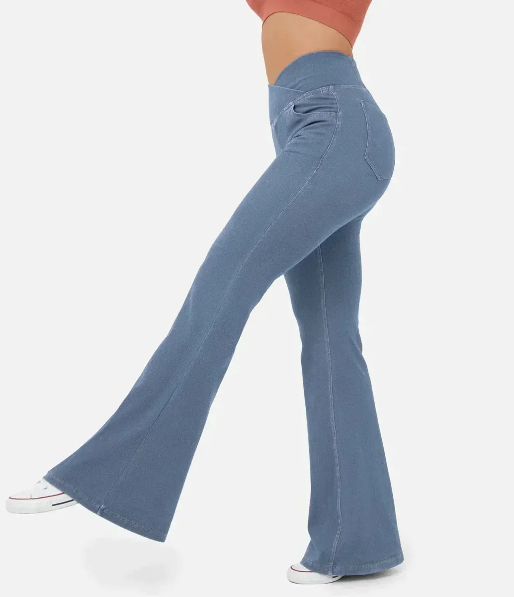Camille | Jean large à taille haute stylisé – Image 4