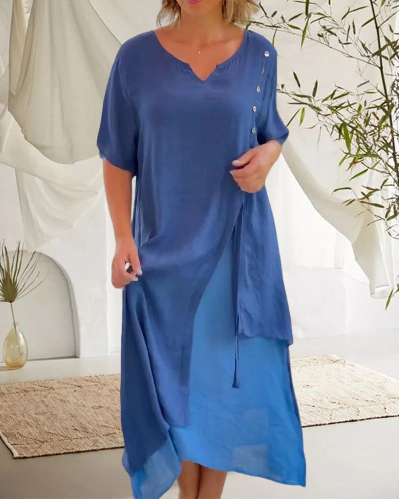 Louise | casual Robe asymétrique